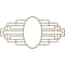 Ekena Millwork Elizabeth Wood Fretwork Pierced Ceiling Medallion, Birch, 38"W x 19"H x 10 1/2"IW x 18"IH x 1/4"T CMWP38X19X0250EBBI - alternate 4